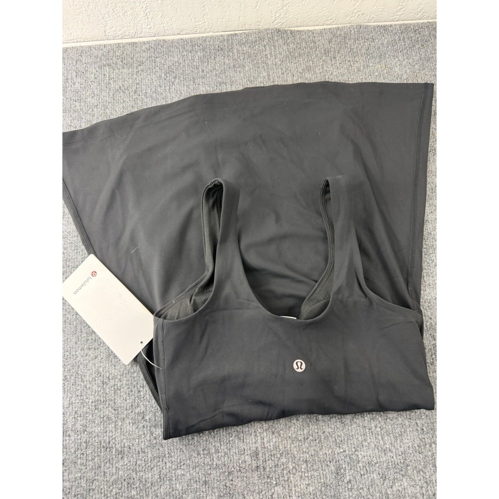 NWT Lululemon Align Dress Black Size 4 Built-In Shorts Pockets Nulu Fabric - Picture 8 of 9